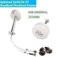 version 5 version 4 version 9 dual polarization mimo 3G 4G 5G 2X30dBi Parabolic Antenna Outdoor wifi