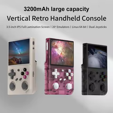 G350 Handheld Game Console 3.5" IPS Screen 3000mAh Battery Linux System Portable Video Game Console 