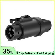 IEC62196 Type 2 to SAE J1772 Type 1 EV Adapter Charging Convertor 250V 32A Type2 to Type1 Charger Co