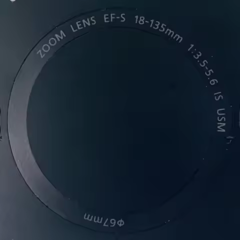 New 67mm For Canon EF-S 18-135mm 18-135 3.5-5.6 IS USM sticker Front lens press ring, decorative rin