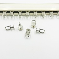 Curtain Track Accessories Metal Old-fashioned Pulley Hook Straight Track Curved Track Slide Track Sq
