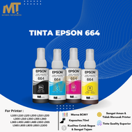 Tinta Epson 664 (1 Set Losepack ) Untuk Printer L120 L360 L1300 L220 L210 L121