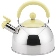 Yoshikawa Stainless Steel Whistling Kettle, 1.8L & 2.5L, IH & Direct Heat Compatible, Japanese Made,