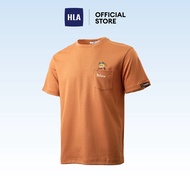 HLA Bear Embroidery Short Sleeve T-Shirt Men - HNTBJ2J543HKG