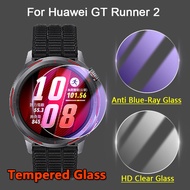 2-6Pcs For Huawei Watch GT Runner 2 SmartWatch 2.5D Ultra Slim Clear / Anti Purple Light 9H Tempered