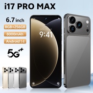 NEW A17 Pro Max 4G/5G Network 6.7inch Full Screen Large Memory 8GB RAM+256GB ROM Battery 8000mAh And