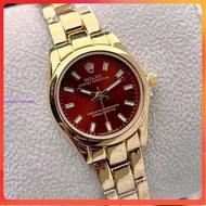 Stock baru【Datejust】 Rolex Jam tangan perempuan quartz analog women's Watches 32mm stainless steel n