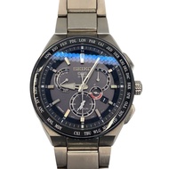 SEIKO mens watches solar wrist watch analogues stainless GRY SLV 8X53-0AV0-2 Direct from Japan Secon