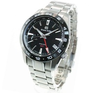JDM WATCH★Grand Seiko Black Dial Spring Drive GMT Sports Watch SBGE253《W》