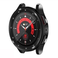 全城熱賣 - 適用於 三星 Galaxy Watch5 Pro 45mm 全包TPU電鍍手錶保護殼（黑色）