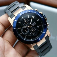 jam tangan pria/cowok ALEXANDRE CHRISTIE SERI 6141 original tali besi