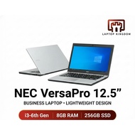 NEC VersaPro VK23TB Business Laptop | 12.5" i3-6100U | 4GB/8GB RAM 128/256GB SSD | 1.24kg | Windows 