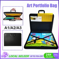 A1/A2/A3 Art Portfolio Case Drawing Board Bag Waterproof Art Carrying Backpack Painting Case Large-C