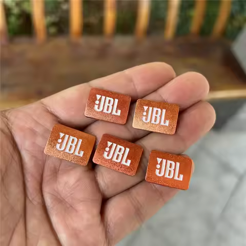 10pcs 5pc Gold FOCAL pioneer Technics JBL Dynaudio Fender car Hi-Fi Speaker audio Speaker Badge ster