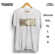 Baju kaos 500 Rupiah Kaos Uang Jadul / kaos distro cowok keren FTD
