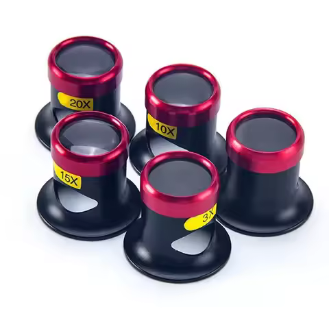 Watchmakers Magnifier Tool Portable Monoculars Magnifier 3X/5X/10X/15X/20X Magnifying Glass Eye Lens