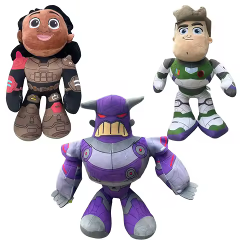 Cute Story Lightyear Movie Plush Toys Set - Buzz Robot Emperor Zurg Izzy Soft Stuffed Dolls for Chil