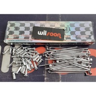 Spokes Nipples Spokes/ Spokes 89 Wilwood Steel 45 Chrome