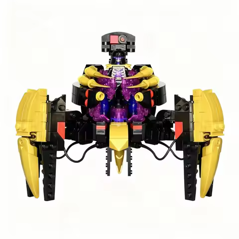 451pcs MOC Ninjia Overlord Golden Master Mech Model Building Blocks Architecture Toys Christmas Gift