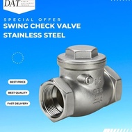 2" Swing Check Valve One Way Valve Stainless Steel 2 Inch Tabok Valve