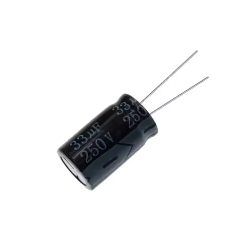 10pcs 33uF 250V 33MFD 250WV 10*20mm Aluminum Electrolytic Capacitor Radial 33uf250v 250v33uf 33mf250
