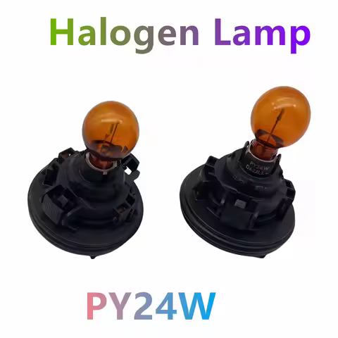 PY24W Car Original Turn Signal Bulb For BMW 5 Series X5 X6 F18 Halogen Lamp Yellow Steering Lamp 12V