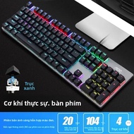 Bàn Phím Chơi Game Cơ Học AOC GK410 Esports 104 Phím Kích Thước Đầy Đủ - Trục đỏ/Đen/Xanh Dương Khôn