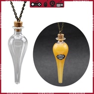 STA Handmade Wishing Bottle Necklace with Drifting Bottle Pendant Glass Amulet Charm