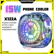 15W Ice Cooled Phone Cooler X122A X108 MINI Gaming Fast Cooling Radiator Magnetic Back-Clip 2 in 1 R