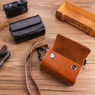 Leather Camera Bag For Sony ZV1 RX100, Canon G5X G7X Small Camera