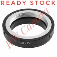 Adapter L39 - Fx Leica M39 Lens to Body Fujifilm Fuji Fujifilm Fx