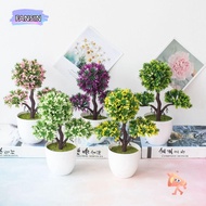 FANSIN1 Small Tree Potted, Garden Creative Artificial Plants Bonsai, Pot Guest-Greeting Pine  Desk Ornaments Simulation Fake Flowers