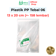 Plastik PP Lebar 13 Tebal 06 13x20 13x25 Kantong Bening Transparan Snack Keripik