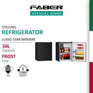 Faber Online Exclusive Refrigerator Lusso 55bk Minibar 50.0L Peti Ais Mini