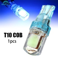 OPENMALL 1Pcs T10 COB LED Car Super Bright Ice Blue Silica License Plate Light Bulb 194 W5W J8Q2