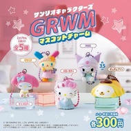 日本正版 萬代BANDAI  三麗鷗 Sanrio造型掛件扭蛋 敷面膜 Kuromi melody