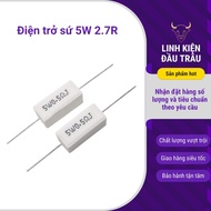 Ceramic resistor 5W 2.7R 5% Buffalo Head Components.
