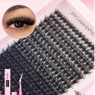 280/224-Piece Fluffy Eyelash Extension Kit, 30D/40D/50D/60D/80D/100D Thick Eyelash Extension Kit, Ap