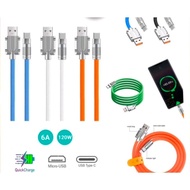 CABLE 120W Fast Charging 120W 6A super fast charging Micro USB Colorful Gaming Durable CABLE
