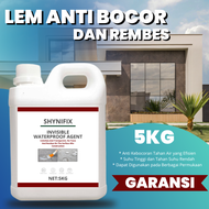 LEM TRANSPARAN ANTI BOCOR 5KG ASLI PELAPIS CAT TEMBOK REMBES