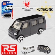 MPV Mini Bus Van Indonesia Diecast RS Roll Speed 1:64 Daihatsu Gran Max Car Toy Made In Indonesia