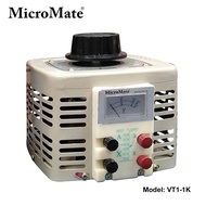 MicroMate 1-phase, 1KW Variable Voltage Transformer (Variac | VT1-1K)