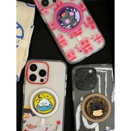 phone grip phone stand holder Big Big Wolf Lazy Banana Tai Wolf Mobile Phone Holder Bubble pps Paste