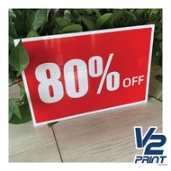 Poster - Custom Printing Poster Sticker on Corrugated Plastic Sheet