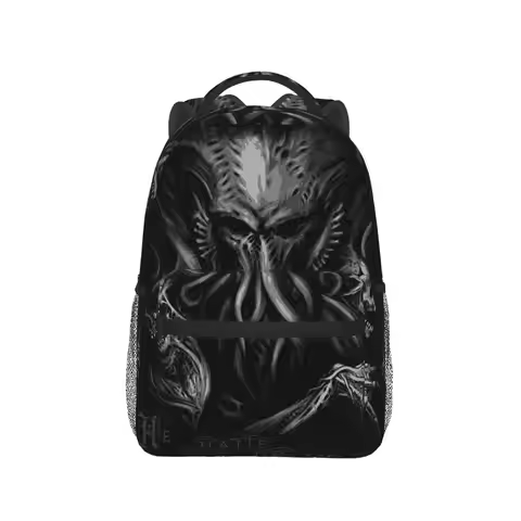 Cool H.P. Lovecraft The Call Of Cthulhu Backpack Hot Sale Daypack Large Capacity BookBag School Bag 