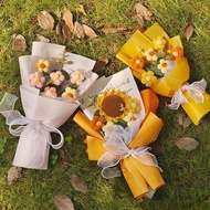 teachers day gift teachers day gift set teachers day gift customised Finished Knitted Wool Bouquet K