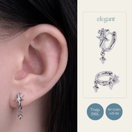 TWINKLES ICON DROP HOOP Elegant Stone HOOP Earrings Earring Hoop Earring (Price of 1 piece)