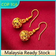 Emas Cop 916 Earrings Women Emas Bangkok Original Cop 916 Birthday Gift for Women Earing Set for Gir