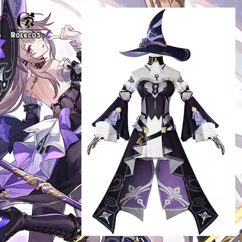 ROLECOS Honkai Star Rail La Grande Herta Cosplay Costume Genius Society #83 Herta Women Dress Hallow