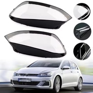 Front Headlight Cover For VW Golf 7 MK7 GTI 2014-2017 Headlamp Lens Shell Transparent Lampshade